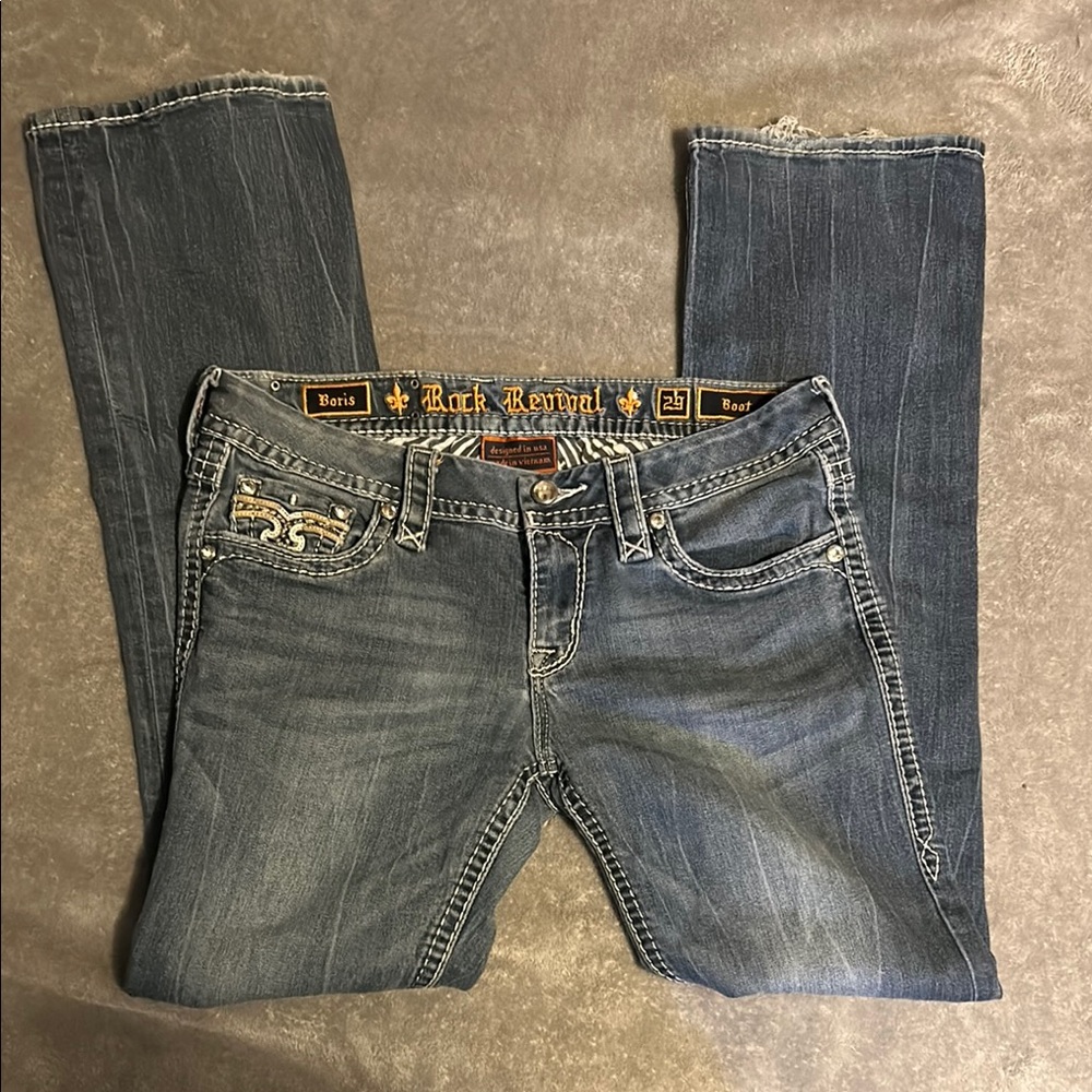Rock Revival Boris Bootcut Women’s Jeans Size 29